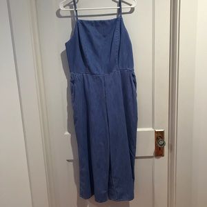 Chambray jumpsuit